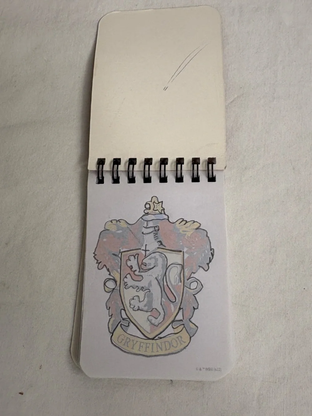Harry Potter Wizarding World Gryffindor Spiral Note Book Novelty Spiral 4x3” New